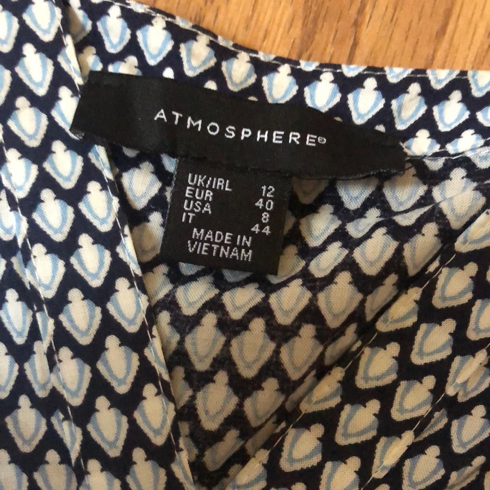 Primark Blue Patterned Tunic - Picture 3 of 3